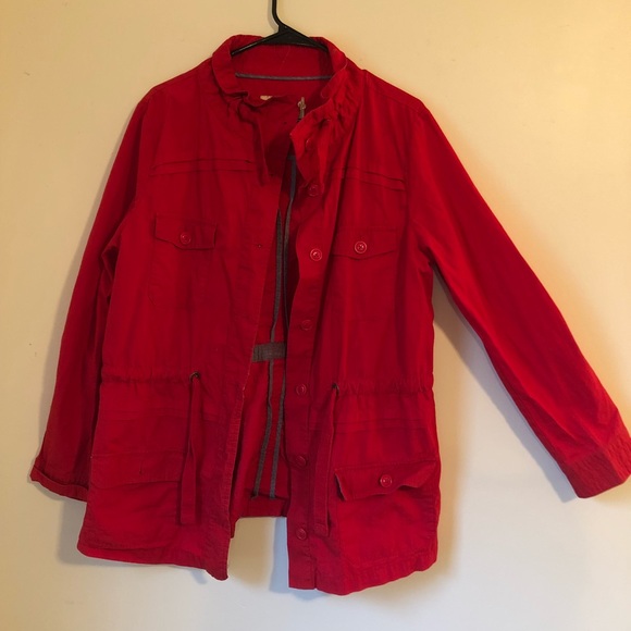 Bright Red Spring Jacket - Picture 2 of 2